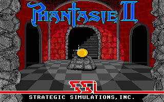 Phantasie II title screen for Atari ST